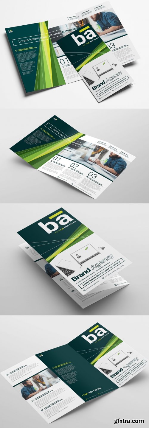 Trifold Brochure with Multipurpose Layout 328598675