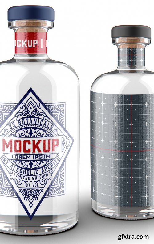 Gin Bottle Mockup 328596851