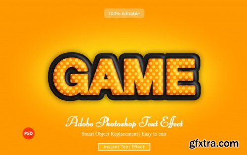 Game text effect 