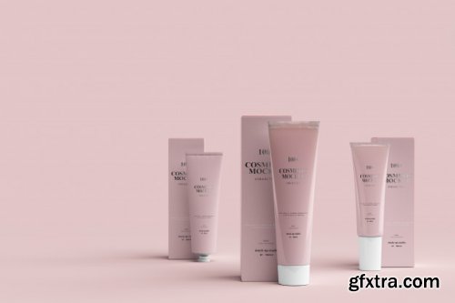 Cosmetic tube mockups