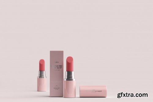 Cosmetic product mockup scene