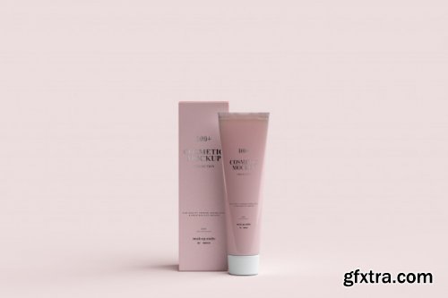 Cosmetic product mockup scene