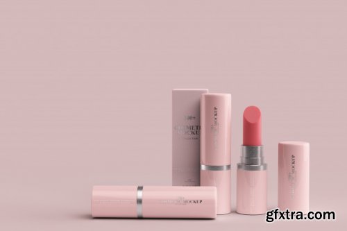 Lipstic Cosmetic product mockup