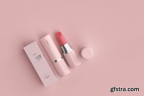 Lipstic Cosmetic product mockup