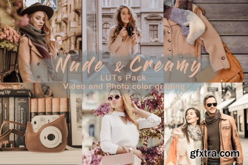 CreativeMarket - Nude & Creamy | LUTs Pack 4640075