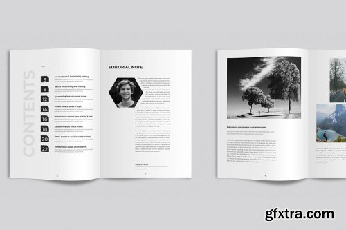 CreativeMarket - InDesign Magazine Template 4228237