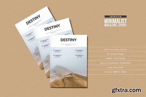 CreativeMarket - InDesign Magazine Template 4228237