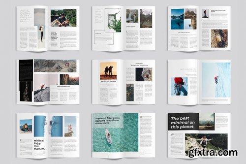 CreativeMarket - InDesign Magazine Template 4228237