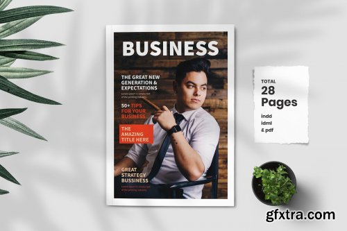 CreativeMarket - Business Magazine 4348934