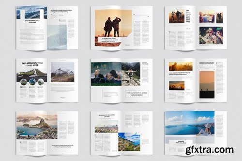 CreativeMarket - Clean & Modern Minimalist Magazine 4227846