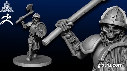  Sculpt 3D Printable Skeleton Warriors