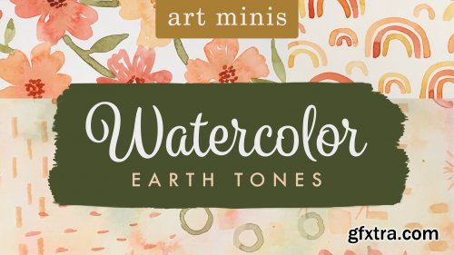  Art Minis: Watercolor Earth Tones