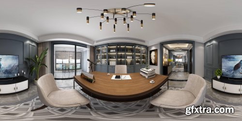 360 Interior Design Study Room 04