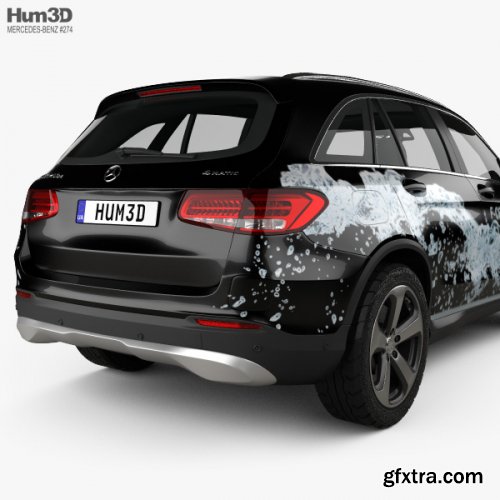 Mercedes-Benz GLC-Class (X205) F-Cell 2016 3D model