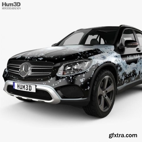 Mercedes-Benz GLC-Class (X205) F-Cell 2016 3D model