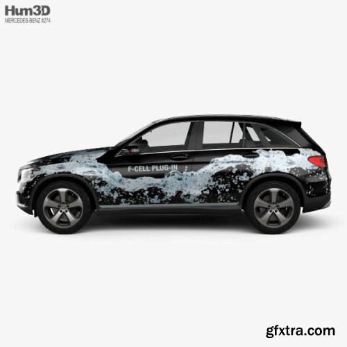 Mercedes-Benz GLC-Class (X205) F-Cell 2016 3D model