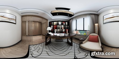 360 Interior Design Study Room 06