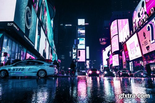 CreativeMarket - Cyberpunk Photoshop Effects 4570682