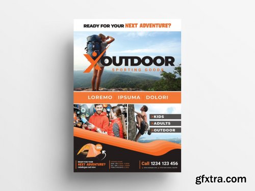 Orange and Brown Flyer Layout 329609986