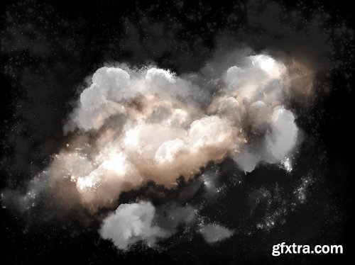 CreativeMarket - Clouds & Space - procreate brushes 4536290