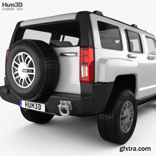 Hummer H3 2010 3D model