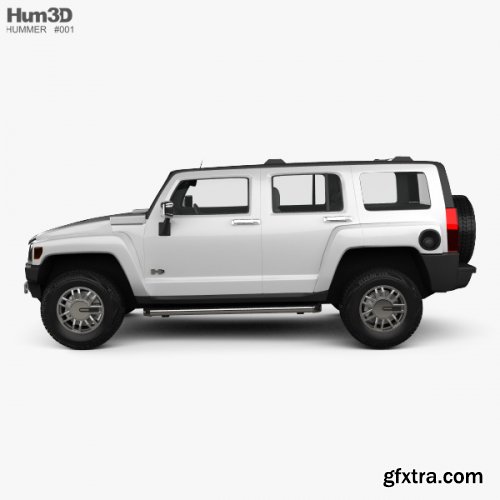 Hummer H3 2010 3D model