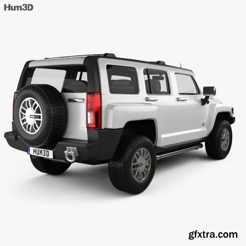 Hummer H3 2010 3D model