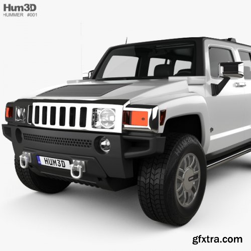 Hummer H3 2010 3D model