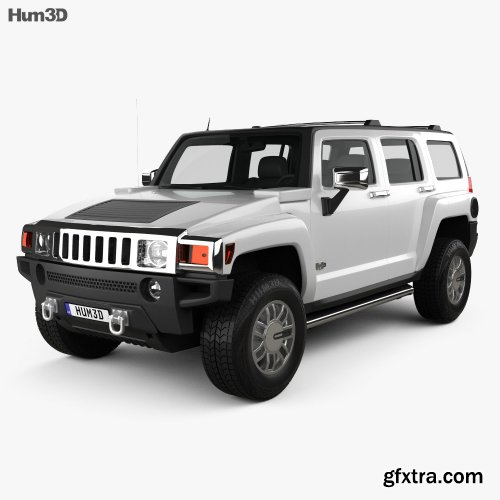 Hummer H3 2010 3D model