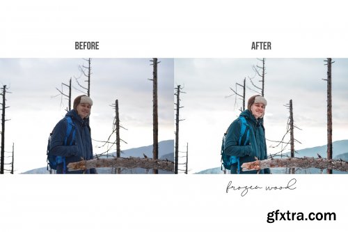 CreativeMarket - Lightroom Presets. Cloudy winter 4478527