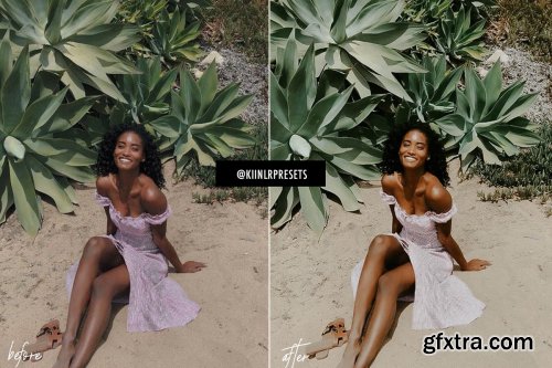 CreativeMarket - DARK SKIN LIGHTROOM MOBILE PRESETS 4528915