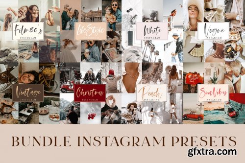 CreativeMarket - 14 Mobile Presets Instagram - Bundle 4641475