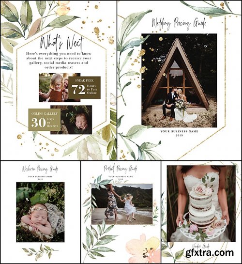 Twig & Olive Photography - Client Care Cards + Botanical Serenity Complete Marketing Set