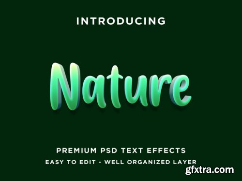 3D Text effect template