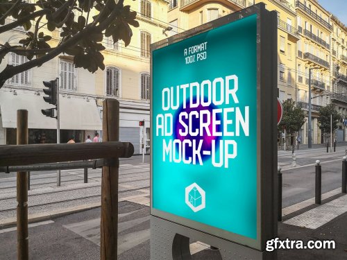 CreativeMarket - Outdoor Ad Screen MockUps 11 (v.2) 4581652