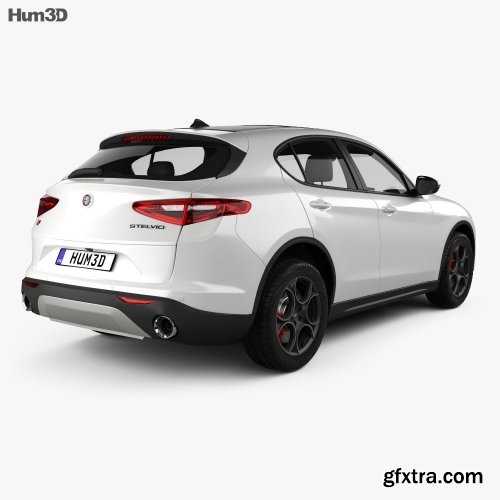 Alfa Romeo Stelvio Q4 2017 3D model