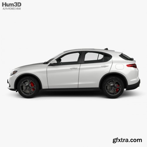 Alfa Romeo Stelvio Q4 2017 3D model