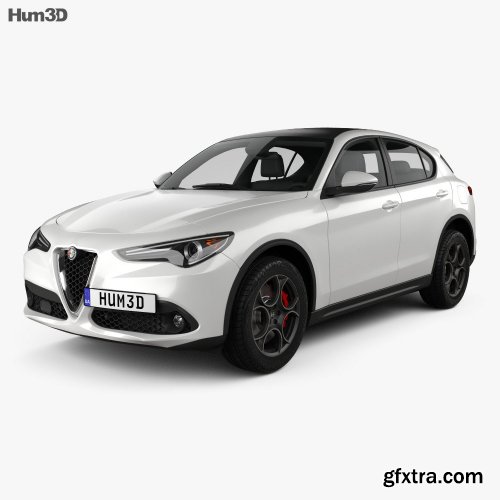 Alfa Romeo Stelvio Q4 2017 3D model