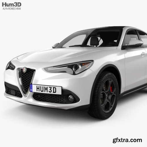 Alfa Romeo Stelvio Q4 2017 3D model