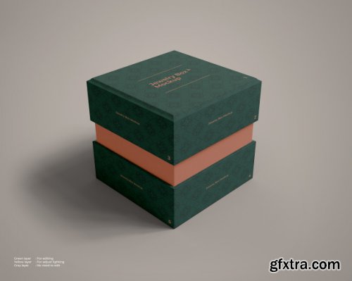 Jewelry box mockup