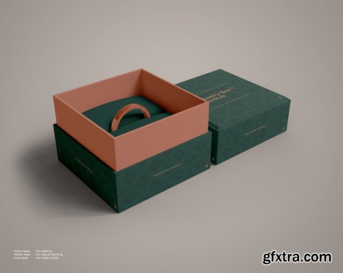 Jewelry box mockup