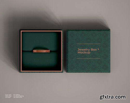 Jewelry box mockup