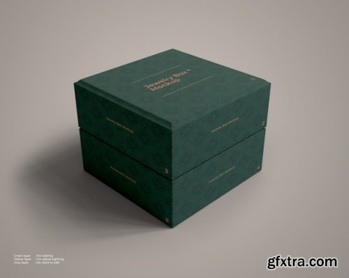 Jewelry box mockup