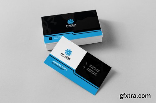 CreativeMarket - Media Agency Business Card 4535379