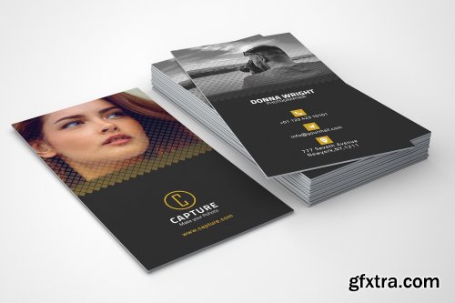 CreativeMarket - Photography Business Card Template 4528219