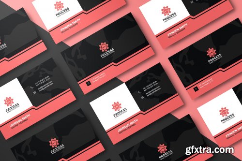 CreativeMarket - Media Agency Business Card 4535379