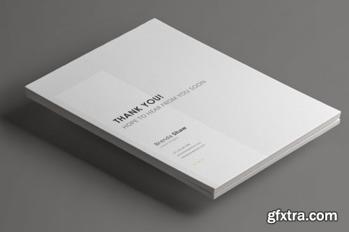 CreativeMarket - Cervantes Resume Template 4547911