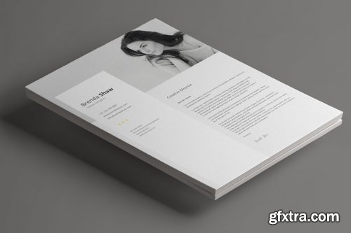 CreativeMarket - Cervantes Resume Template 4547911