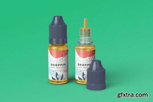 CreativeMarket - Vape Dropper Bottle MockUp 4399716