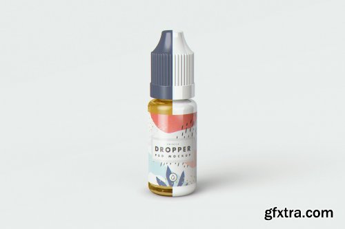 CreativeMarket - Vape Dropper Bottle MockUp 4399716